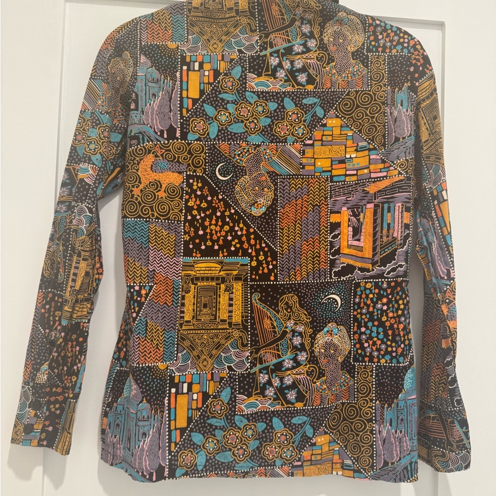Multicolor Patterned Men's Shirt - Picture 3 of 3